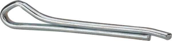 Made in USA - 5/16" Diam x 2-1/2" Long Hammerlock Cotter Pin - Grade 2, Zinc-Plated, Steel - Best Tool & Supply