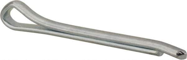 Made in USA - 5/16" Diam x 3" Long Hammerlock Cotter Pin - Grade 2, Zinc-Plated, Steel - Best Tool & Supply