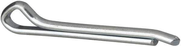 Made in USA - 3/8" Diam x 3" Long Hammerlock Cotter Pin - Grade 2, Zinc-Plated, Steel - Best Tool & Supply