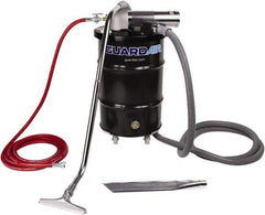 Guardair - 30 Gal Steel Tank, Air Powered Pneumatic Canister Wet/Dry Vacuum - 15 Peak hp, 20' Hose Fitting, Cartridge Filter, Accessories Included - Best Tool & Supply