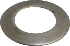 Gardner Spring - #6 Bolt, 0.138" ID, Grade 1074 Steel, Belleville Disc Spring - 9/32" OD, 0.02" High, 0.01" Thick - Best Tool & Supply