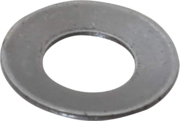 Gardner Spring - #6 Bolt, 0.138" ID, Grade 1074 Steel, Belleville Disc Spring - 9/32" OD, 0.023" High, 0.015" Thick - Best Tool & Supply