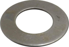 Gardner Spring - #8 Bolt, 0.164" ID, Grade 1074 Steel, Belleville Disc Spring - 0.343" OD, 0.024" High, 0.013" Thick - Best Tool & Supply