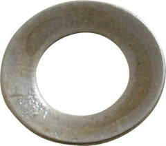 Gardner Spring - 1/4" Bolt, 0.255" ID, Grade 1074 Steel, Belleville Disc Spring - 1/2" OD, 0.036" High, 0.022" Thick - Best Tool & Supply