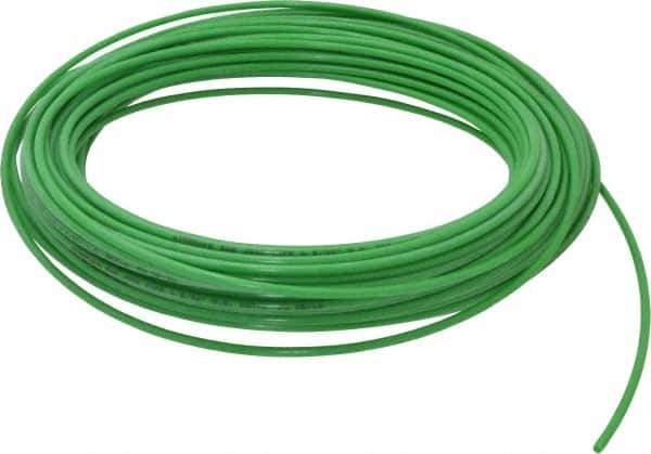 Coilhose Pneumatics - 3/32" ID x 5/32" OD, 0.32" Wall Thickness, 100' Long, Nylon 11 Tube - Green, 150 Max psi - Best Tool & Supply