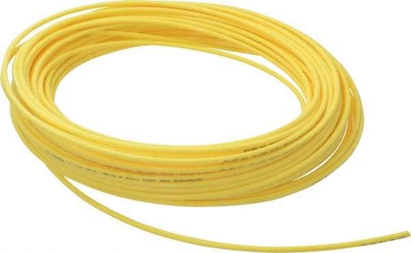 Coilhose Pneumatics - 3/32" ID x 5/32" OD, 0.32" Wall Thickness, 100' Long, Nylon 11 Tube - Yellow, 150 Max psi - Best Tool & Supply