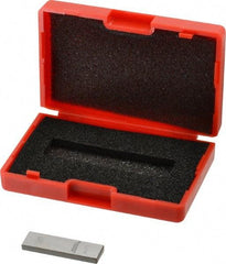 SPI - 0.107" Rectangular Steel Gage Block - Accuracy Grade AS-1, Includes NIST Traceability Certification - Best Tool & Supply