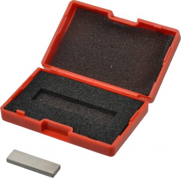 SPI - 0.121" Rectangular Steel Gage Block - Accuracy Grade AS-1, Includes NIST Traceability Certification - Best Tool & Supply