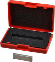 SPI - 0.125" Rectangular Steel Gage Block - Accuracy Grade AS-1, Includes NIST Traceability Certification - Best Tool & Supply