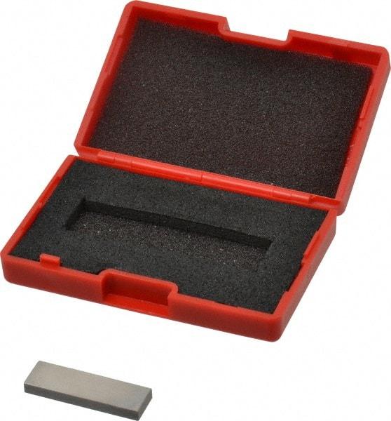 SPI - 0.126" Rectangular Steel Gage Block - Accuracy Grade AS-1, Includes NIST Traceability Certification - Best Tool & Supply