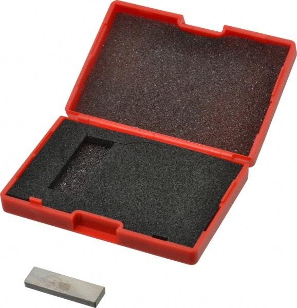 SPI - 0.127" Rectangular Steel Gage Block - Accuracy Grade AS-1, Includes NIST Traceability Certification - Best Tool & Supply