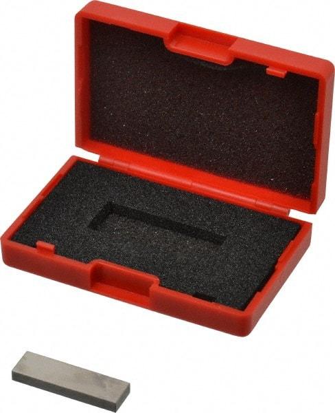 SPI - 0.139" Rectangular Steel Gage Block - Accuracy Grade AS-1, Includes NIST Traceability Certification - Best Tool & Supply