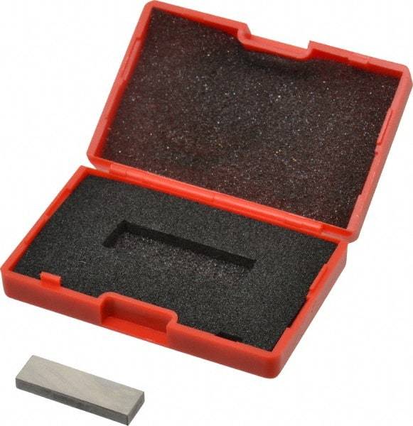 SPI - 0.143" Rectangular Steel Gage Block - Accuracy Grade AS-1, Includes NIST Traceability Certification - Best Tool & Supply