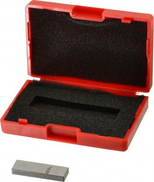 SPI - 0.145" Rectangular Steel Gage Block - Accuracy Grade AS-1, Includes NIST Traceability Certification - Best Tool & Supply