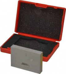 SPI - 2" Rectangular Steel Gage Block - Accuracy Grade AS-1, Includes NIST Traceability Certification - Best Tool & Supply