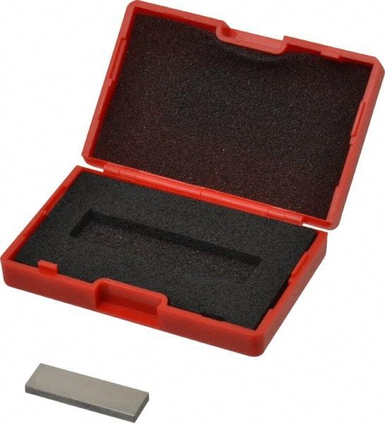 SPI - 0.10005" Rectangular Steel Gage Block - Accuracy Grade AS-1, Includes NIST Traceability Certification - Best Tool & Supply