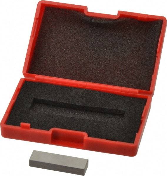 SPI - 0.18" Rectangular Steel Gage Block - Accuracy Grade AS-1, Includes NIST Traceability Certification - Best Tool & Supply