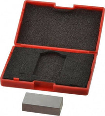 SPI - 0.65" Rectangular Steel Gage Block - Accuracy Grade AS-1, Includes NIST Traceability Certification - Best Tool & Supply