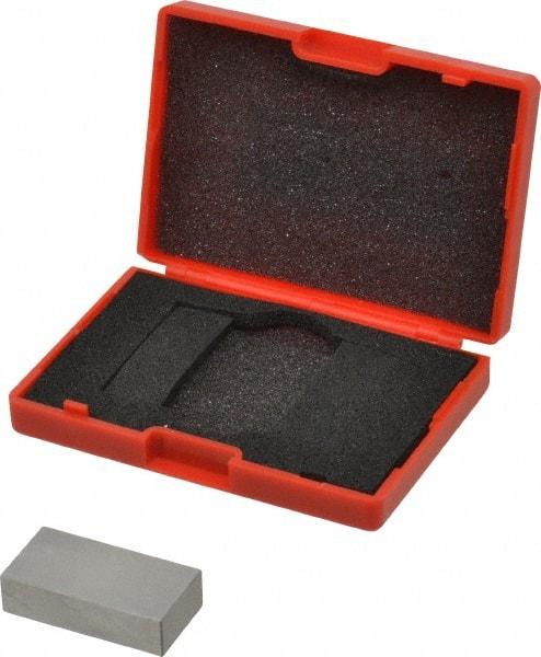 SPI - 0.7" Rectangular Steel Gage Block - Accuracy Grade AS-1, Includes NIST Traceability Certification - Best Tool & Supply