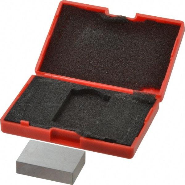 SPI - 0.9" Rectangular Steel Gage Block - Accuracy Grade AS-1, Includes NIST Traceability Certification - Best Tool & Supply