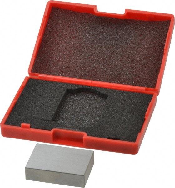 SPI - 0.95" Rectangular Steel Gage Block - Accuracy Grade AS-1, Includes NIST Traceability Certification - Best Tool & Supply