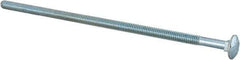 Value Collection - 1/4-20 UNC 7" Length Under Head, Standard Square Neck, Carriage Bolt - Grade 2 Steel, Zinc-Plated Finish - Best Tool & Supply