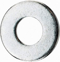 Value Collection - 1/4" Screw, Steel USS Flat Washer - 5/16" ID x 3/4" OD, 1/16" Thick, Zinc-Plated Finish - Best Tool & Supply