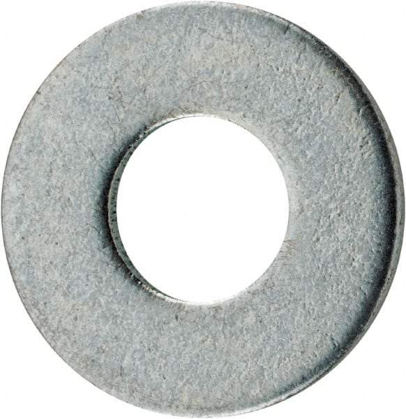 Value Collection - 5/16" Screw, Steel USS Flat Washer - 3/8" ID x 7/8" OD, 3/32" Thick, Zinc-Plated Finish - Best Tool & Supply