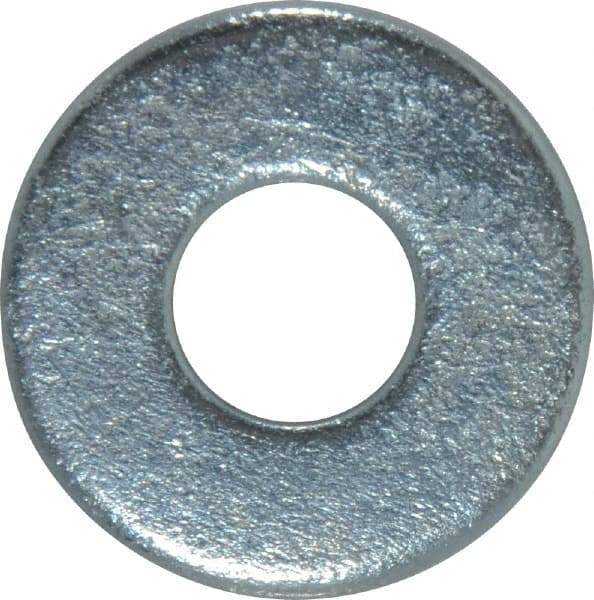 Value Collection - 7/16" Screw, Steel USS Flat Washer - 1/2" ID x 1-1/4" OD, 5/64" Thick, Zinc-Plated Finish - Best Tool & Supply