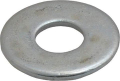 Value Collection - 7/16" Screw, Steel USS Flat Washer - 1/2" ID x 1-1/4" OD, 0.0781" Thick, Zinc-Plated Finish - Best Tool & Supply