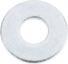 Value Collection - 1/2" Screw, Steel USS Flat Washer - 9/16" ID x 1-3/8" OD, 0.1094" Thick, Zinc-Plated Finish - Best Tool & Supply