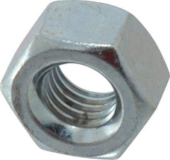 Value Collection - 9/16-12 UNC Steel Right Hand Heavy Hex Nut - 15/16" Across Flats, 0.5469" High, Zinc-Plated Finish - Best Tool & Supply