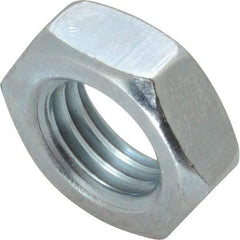 Value Collection - 3/4-10 UNC Steel Right Hand Hex Jam Nut - 1-1/8" Across Flats, 0.4219" High, Zinc-Plated Finish - Best Tool & Supply