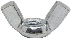 Value Collection - #10-24 UNC, Zinc Plated, Steel Standard Wing Nut - 0.91" Wing Span, 0.47" Wing Span - Best Tool & Supply