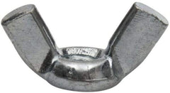 Value Collection - #10-32 UNF, Zinc Plated, Steel Standard Wing Nut - 0.91" Wing Span, 0.47" Wing Span - Best Tool & Supply