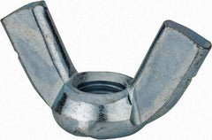 Value Collection - 5/8-11 UNC, Zinc Plated, Steel Standard Wing Nut - 2.76" Wing Span, 1.44" Wing Span - Best Tool & Supply