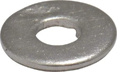 Value Collection - #2 Screw, Grade 18-8 Stainless Steel Standard Flat Washer - 3/32" ID x 1/4" OD, 0.025" Thick - Best Tool & Supply