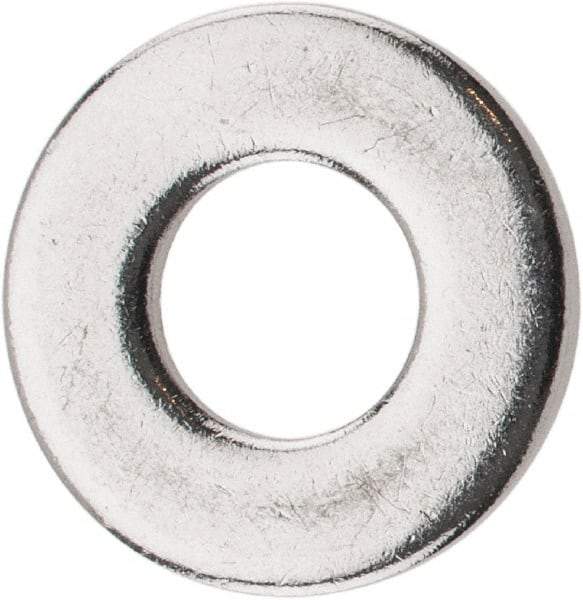 Value Collection - 1/4" Screw, Grade 18-8 Stainless Steel Standard Flat Washer - 9/32" ID x 5/8" OD, 0.045" Thick - Best Tool & Supply