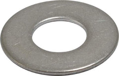 Value Collection - 1/2" Screw, Grade 18-8 Stainless Steel Standard Flat Washer - 17/32" ID x 1-1/16" OD, 0.095" Thick - Best Tool & Supply