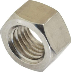 Value Collection - 3/4-10 UNC Stainless Steel Right Hand Hex Nut - 1-1/8" Across Flats, 41/64" High, Uncoated - Best Tool & Supply