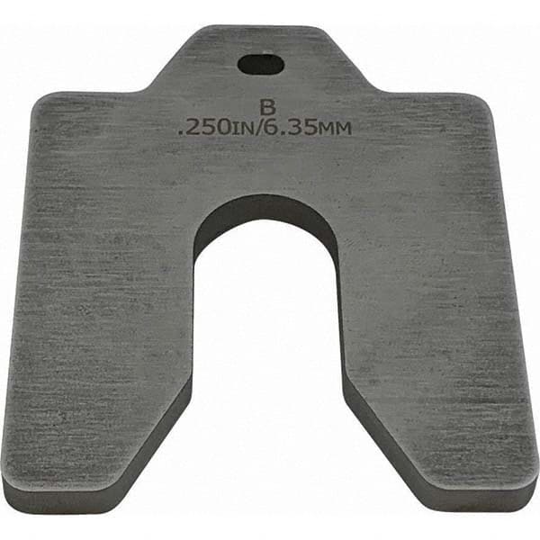 Maudlin Products - Metal Shim Stock Type: Slotted Shim Material: Stainless Steel - Best Tool & Supply