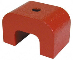 Eclipse - 1/4" Hole Diam, 2-7/16" Overall Width, 15/16" Deep, 2" High, Alnico Power Magnets - 1,022°Fahrenheit Max Operating Temp - Best Tool & Supply