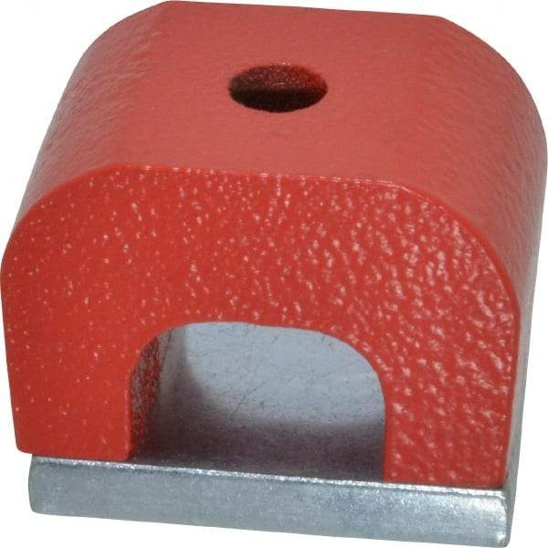 Eclipse - 3/16" Hole Diam, 1-1/8" Overall Width, 3/4" Deep, 3/4" High, Alnico Power Magnets - 1,022°Fahrenheit Max Operating Temp - Best Tool & Supply