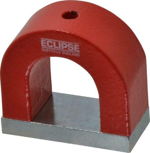 Eclipse - 3/16" Hole Diam, 2-3/16" Overall Width, 15/16" Deep, 1-13/16" High, Alnico Power Magnets - 1,022°Fahrenheit Max Operating Temp - Best Tool & Supply