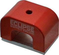 Eclipse - 1 Hole, 3/16" Hole Diam, 1" Overall Width, 1-37/64" Deep, 1" High, Alnico Power Magnets - 0.39" Pole Width, 550°C Max Operating Temp, Grade 5 Alnico - Best Tool & Supply