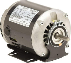 US Motors - 1/2 hp, ODP Enclosure, Auto Thermal Protection, 1,725 RPM, 115 Volt, 60 Hz, Industrial Electric AC/DC Motor - Size 48/56 Frame, Resilient Mount, 1 Speed, Sleeve Bearings, A Class Insulation, Reversible - Best Tool & Supply