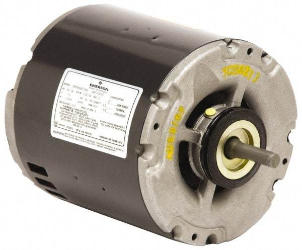 US Motors - 1/3 hp, ODP Enclosure, Auto Thermal Protection, 1,725 RPM, 115 Volt, 60 Hz, Industrial Electric AC/DC Motor - Size 56 Frame, Ring Mount, 2 Speed, SAB/Sleeve Bearings, 5.5/3.9 Full Load Amps, B Class Insulation, CCW Lead End - Best Tool & Supply