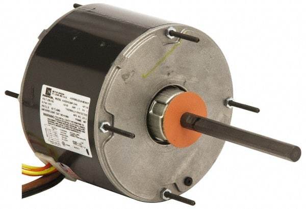 US Motors - 1/2 hp, TEAO Enclosure, Auto Thermal Protection, 1,075 RPM, 208-230 Volt, 60 Hz, Industrial Electric AC/DC Motor - Size 48 Frame, Stud/Band Mount, 1 Speed, Ball Bearings, 3.0 Full Load Amps, B Class Insulation, CCW Lead End Rev - Best Tool & Supply