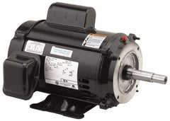 US Motors - 5 hp, ODP Enclosure, 3,520 RPM, 230 Volt, 60 Hz, Industrial Electric AC/DC Motor - Size 184 Frame, Horizontal-Footed Mount, 1 Speed, Ball Bearings, 19.6 Full Load Amps, F Class Insulation - Best Tool & Supply