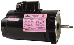 US Motors - 3/4 hp, ODP Enclosure, Auto Thermal Protection, 3,450 RPM, 115/208-230 Volt, 60 Hz, Industrial Electric AC/DC Motor - Size 56J Frame, J-Face Mount, 1 Speed, Ball Bearings, 10.4/5.4-5.2 Full Load Amps, B Class Insulation, CCW Drive End - Best Tool & Supply